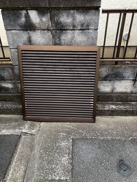 明石市　雨戸本体取り外し後